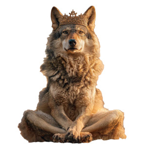 Wise Meditating Wolf V2 Vinyl Car Decal Sticker – Waterproof & UV-Resistant 6.826666666666667" Wise Meditating Wolf V2 Vinyl Car Decal Sticker – Waterproof & UV-Resistant 6.826666666666667"