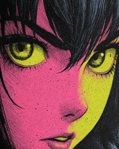 Anime Vampire Girl V7 Vinyl Car Decal Sticker – Waterproof & UV-Resistant 8.0"