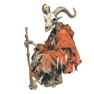 Skeleton Goat Wizard Vinyl Car Decal Sticker – Waterproof & UV-Resistant 3.4133333333333336" Skeleton Goat Wizard Vinyl Car Decal Sticker – Waterproof & UV-Resistant 3.4133333333333336"