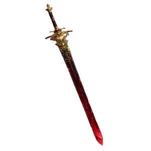 Golden Hilt Sword Vinyl Car Decal Sticker – Waterproof & UV-Resistant 3.4133333333333336"