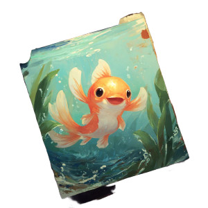 Smiling Koi Vinyl Car Decal Sticker – Waterproof & UV-Resistant 3.4133333333333336" Smiling Koi Vinyl Car Decal Sticker – Waterproof & UV-Resistant 3.4133333333333336"