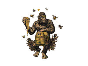 Rugged Sasquatch Logo Vinyl Car Decal Sticker – Waterproof & UV-Resistant 6.1866666666666665"
