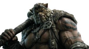 Feline Barbarian Vinyl Car Decal Sticker – Waterproof & UV-Resistant 2.72"