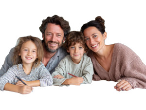 Jewish Family Crafting Vinyl Car Decal Sticker – Waterproof & UV-Resistant 6.1866666666666665"