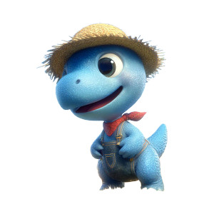 Baby Dinosaur Farmer Vinyl Car Decal Sticker – Waterproof & UV-Resistant 3.4133333333333336" Baby Dinosaur Farmer Vinyl Car Decal Sticker – Waterproof & UV-Resistant 3.4133333333333336"