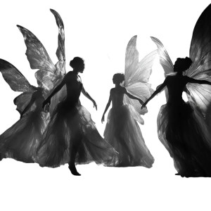 Dancing Fantasy Fairies Vinyl Car Decal Sticker – Waterproof & UV-Resistant 3.4133333333333336"
