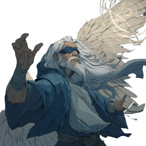 Old Elf Mage V2 Vinyl Car Decal Sticker – Waterproof & UV-Resistant 3.4133333333333336"