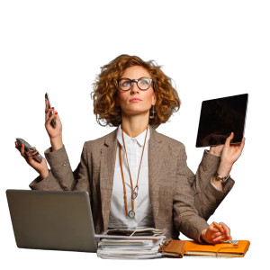 Multitasking Businesswoman Vinyl Car Decal Sticker – Waterproof & UV-Resistant 3.4133333333333336" Multitasking Businesswoman Vinyl Car Decal Sticker – Waterproof & UV-Resistant 3.4133333333333336"