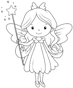 Cute Fairy V3 Vinyl Car Decal Sticker – Waterproof & UV-Resistant 8.0"