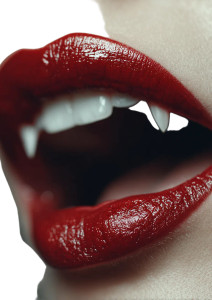 Vampire'S Red Lips Vinyl Car Decal Sticker – Waterproof & UV-Resistant 4.373333333333333"