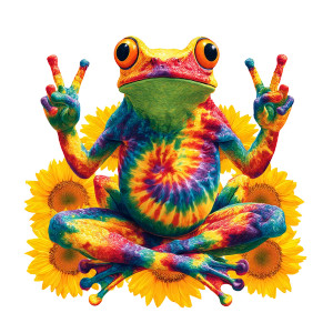 Psychedelic Meditating Frog V2 Vinyl Car Decal Sticker – Waterproof & UV-Resistant 3.4133333333333336" Psychedelic Meditating Frog V2 Vinyl Car Decal Sticker – Waterproof & UV-Resistant 3.4133333333333336"