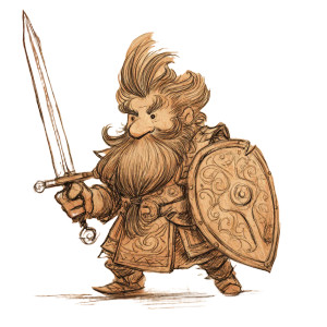 Fiery Dwarf Warrior V3 Vinyl Car Decal Sticker – Waterproof & UV-Resistant 3.4133333333333336" Fiery Dwarf Warrior V3 Vinyl Car Decal Sticker – Waterproof & UV-Resistant 3.4133333333333336"