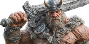 Dark Fantasy Warrior V92 Vinyl Car Decal Sticker – Waterproof & UV-Resistant 5.12"