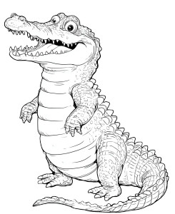 Cartoon Crocodile Vinyl Car Decal Sticker – Waterproof & UV-Resistant 4.05333333333333