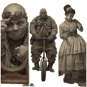 Fat Man Triptych Vinyl Car Decal Sticker – Waterproof & UV-Resistant 6.826666666666667"