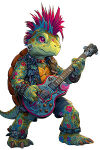 Punk Rock Turtle V2 Vinyl Car Decal Sticker – Waterproof & UV-Resistant 4.4 Punk Rock Turtle V2 Vinyl Car Decal Sticker – Waterproof & UV-Resistant 4.4