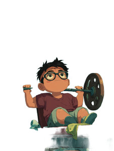 Young Gym Enthusiast Vinyl Car Decal Sticker – Waterproof & UV-Resistant 4.1066666666666665"