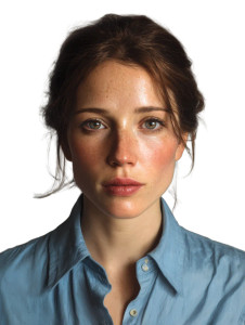 Portrait Of Woman V69 Vinyl Car Decal Sticker – Waterproof & UV-Resistant 4.1066666666666665"