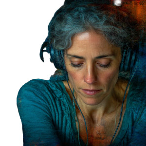 Resilient Woman Portrait V3 Vinyl Car Decal Sticker – Waterproof & UV-Resistant 3.4133333333333336"