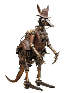 Steampunk Kangaroo V2 Vinyl Car Decal Sticker – Waterproof & UV-Resistant 8.213333333333333" Steampunk Kangaroo V2 Vinyl Car Decal Sticker – Waterproof & UV-Resistant 8.213333333333333"