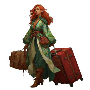 Elven Mage V3 Vinyl Car Decal Sticker – Waterproof & UV-Resistant 3.4133333333333336"