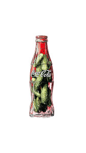 Pickle Coke Bottle Vinyl Car Decal Sticker – Waterproof & UV-Resistant 9.706666666666667"