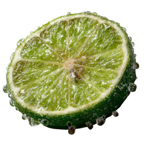 Fresh Lime Slice Vinyl Car Decal Sticker – Waterproof & UV-Resistant 6.826666666666667"