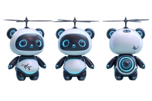 Panda Ai Robot Vinyl Car Decal Sticker – Waterproof & UV-Resistant 2.986666666666667"