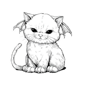 Kitten Monster Vinyl Car Decal Sticker – Waterproof & UV-Resistant 3.4133333333333336" Kitten Monster Vinyl Car Decal Sticker – Waterproof & UV-Resistant 3.4133333333333336"