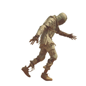 Surreal Sci-Fi Fashion Vinyl Car Decal Sticker – Waterproof & UV-Resistant 3.4133333333333336"