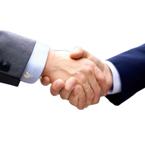 Business Handshake V48 Vinyl Car Decal Sticker – Waterproof & UV-Resistant 6.826666666666667"