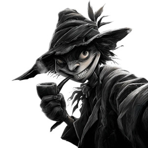 Horror Snufkin Vinyl Car Decal Sticker – Waterproof & UV-Resistant 3.4133333333333336" Horror Snufkin Vinyl Car Decal Sticker – Waterproof & UV-Resistant 3.4133333333333336"