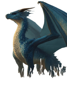 Majestic Blue Dragon V5 Vinyl Car Decal Sticker – Waterproof & UV-Resistant 8.213333333333333"
