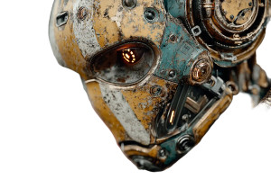 Futuristic Robot Head V3 Vinyl Car Decal Sticker – Waterproof & UV-Resistant 5.97333333333333