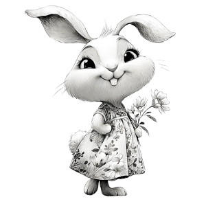 Cute Mom Rabbit Vinyl Car Decal Sticker – Waterproof & UV-Resistant 3.4133333333333336" Cute Mom Rabbit Vinyl Car Decal Sticker – Waterproof & UV-Resistant 3.4133333333333336"