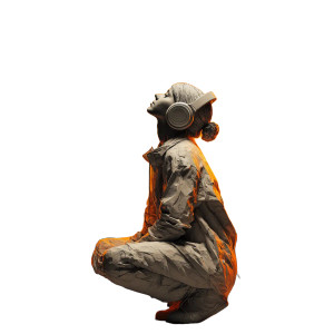 Plaster Moon Woman V2 Vinyl Car Decal Sticker – Waterproof & UV-Resistant 3.4133333333333336"