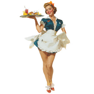 50S Diner Waitress Vinyl Car Decal Sticker – Waterproof & UV-Resistant 3.4133333333333336" 50S Diner Waitress Vinyl Car Decal Sticker – Waterproof & UV-Resistant 3.4133333333333336"