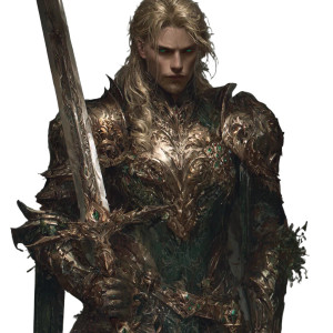 Elven Paladin Warrior Vinyl Car Decal Sticker – Waterproof & UV-Resistant 6.826666666666667"