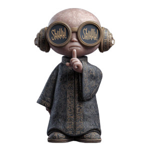 Steampunk Monk Toy Vinyl Car Decal Sticker – Waterproof & UV-Resistant 3.4133333333333336" Steampunk Monk Toy Vinyl Car Decal Sticker – Waterproof & UV-Resistant 3.4133333333333336"