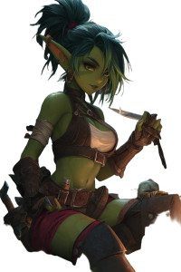 Goblin Rogue V2 Vinyl Car Decal Sticker – Waterproof & UV-Resistant 4.4