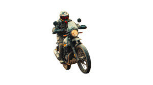 Rider On Himalayan Vinyl Car Decal Sticker – Waterproof & UV-Resistant 2.72"