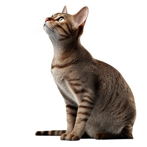 Rusty-Spotted Cat Vinyl Car Decal Sticker – Waterproof & UV-Resistant 6.826666666666667"