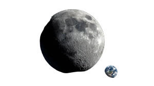 Moon From Space Vinyl Car Decal Sticker – Waterproof & UV-Resistant 5.4