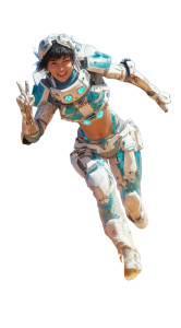 Spirited Armored Woman Vinyl Car Decal Sticker – Waterproof & UV-Resistant 4.906666666666666"