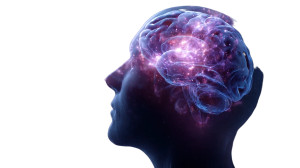 Glowing Brain Head Vinyl Car Decal Sticker – Waterproof & UV-Resistant 2.72"