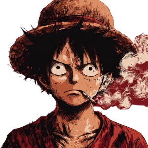 Monkey D Luffy V9 Vinyl Car Decal Sticker – Waterproof & UV-Resistant 3.4133333333333336"