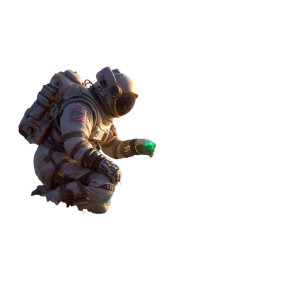 Astronaut'S Discovery Vinyl Car Decal Sticker – Waterproof & UV-Resistant 3.4133333333333336"