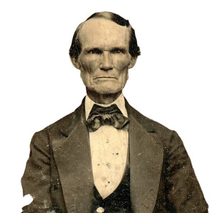 Decayed Tintype Portrait Vinyl Car Decal Sticker – Waterproof & UV-Resistant 3.4133333333333336"