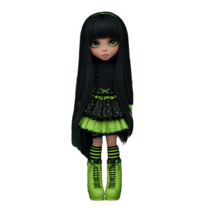Goth Pop Doll Vinyl Car Decal Sticker – Waterproof & UV-Resistant 3.4133333333333336" Goth Pop Doll Vinyl Car Decal Sticker – Waterproof & UV-Resistant 3.4133333333333336"