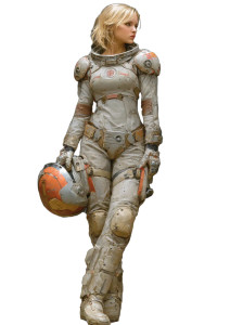 Space Opera Heroine V4 Vinyl Car Decal Sticker – Waterproof & UV-Resistant 4.373333333333333"